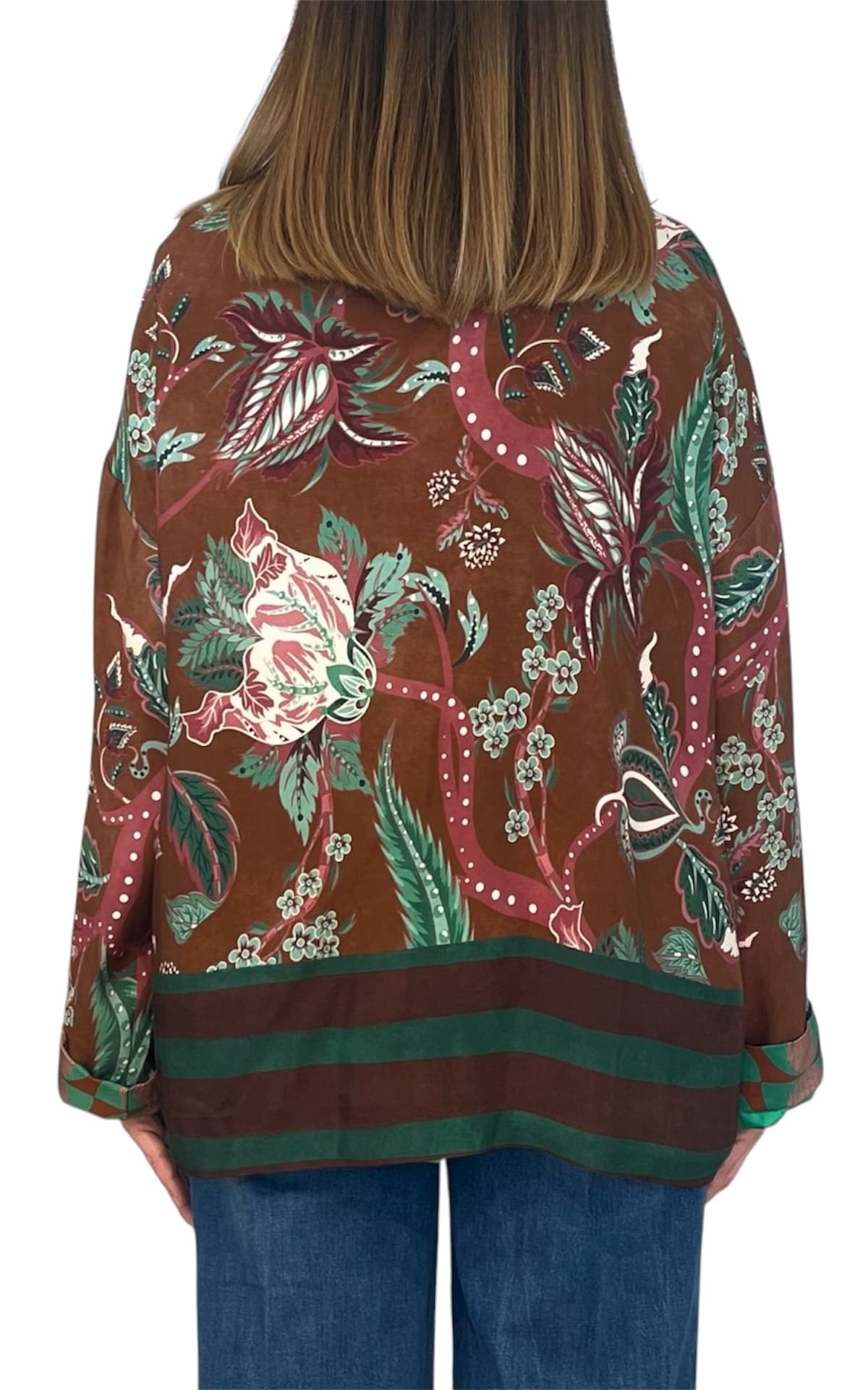 Wu'Side - Kimono corto - Moro/Verde