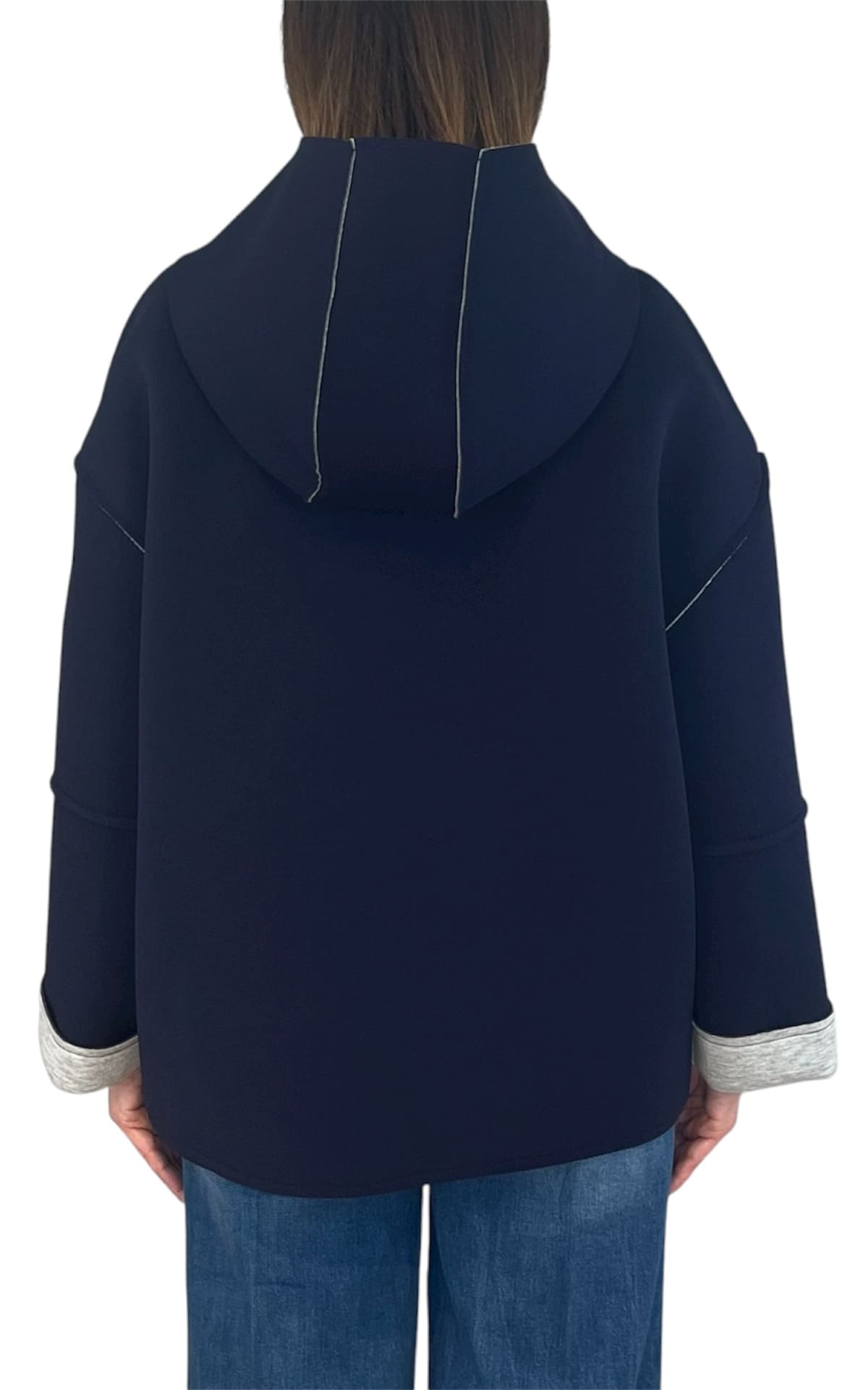 Off-on -Giacca neoprene - Blu