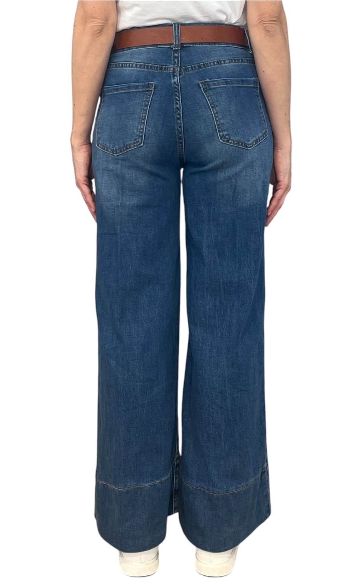 Initial - Jeans cropped - Denim