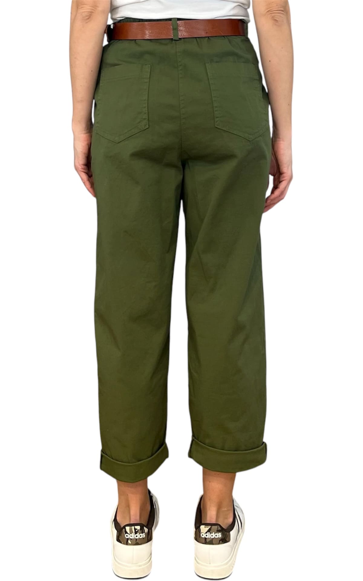 Off-on - Pantalone Lory - Verde militare
