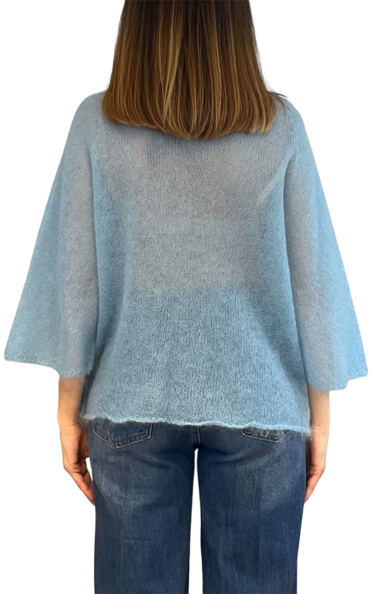 Off-on -Maglia campana - Celeste