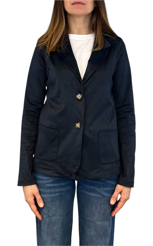 Susan Di - Giacca eco dainetto - Blu