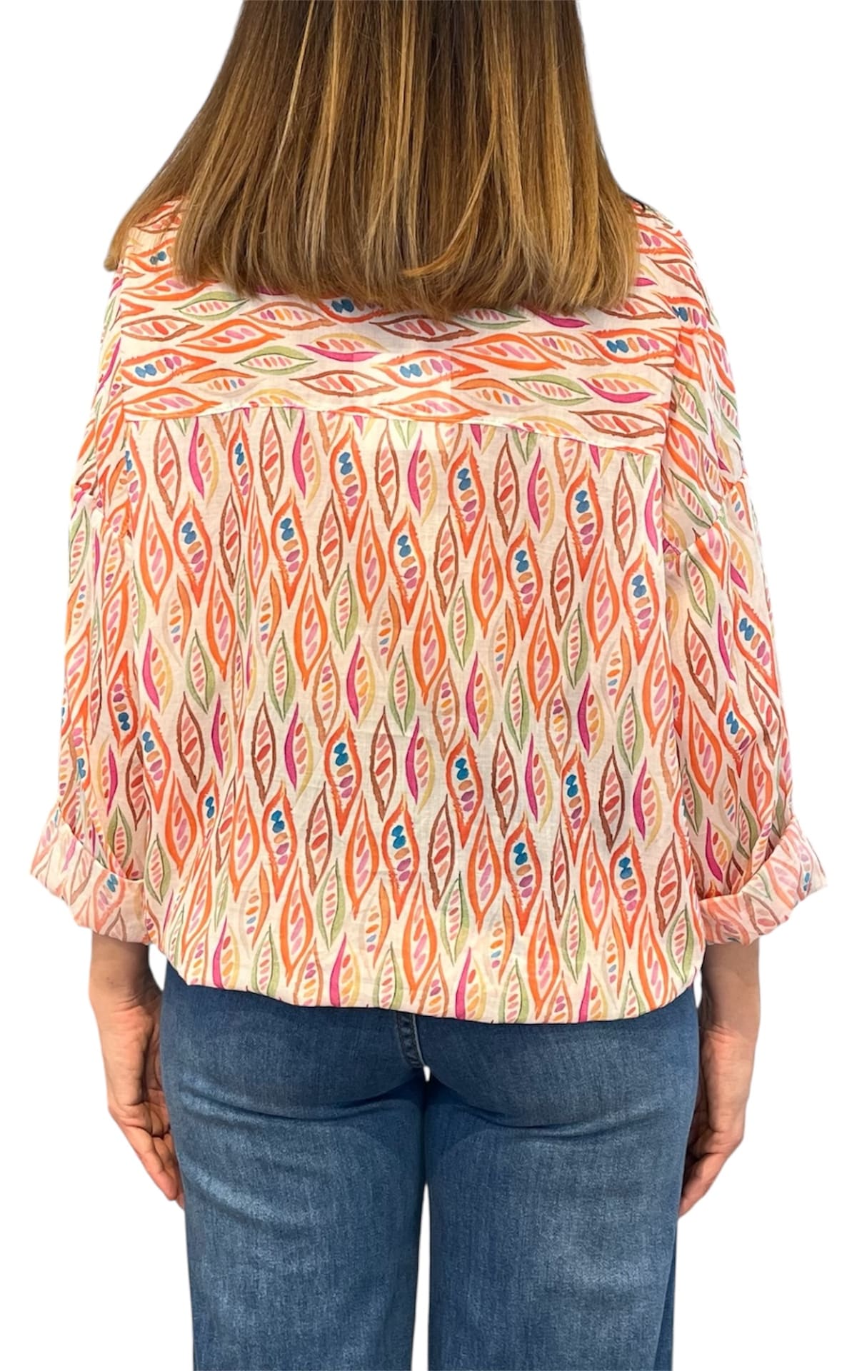 Off- on - Camicia nodo - Arancio