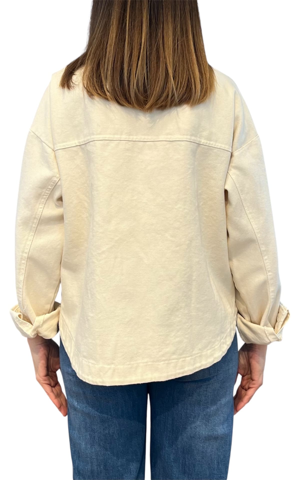 Off-On - Giacca/Camicia canvas - Burro