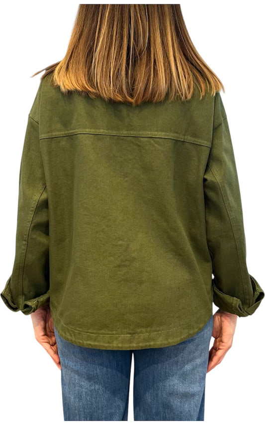 Off-On - Giacca/Camicia canvas - Verde