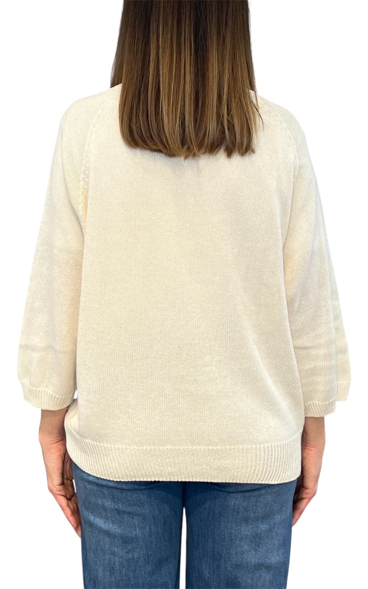 Off-On - Maglia girocollo - Burro