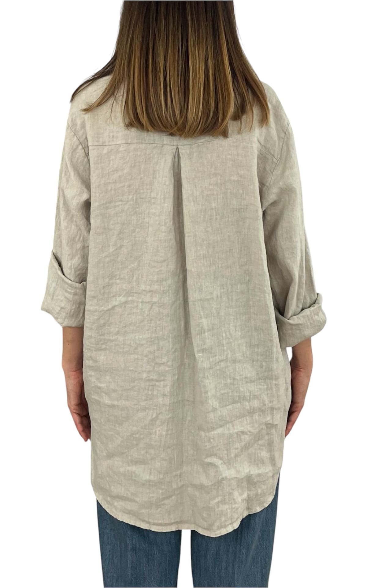 Off-on - Camicia lino - Beige