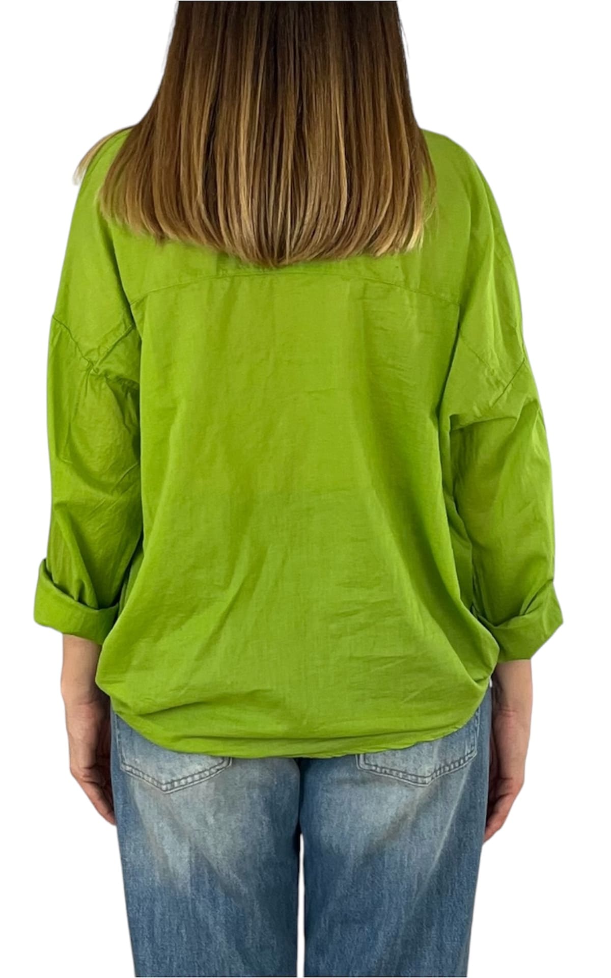 Off-On - Camicia mussola - Verde