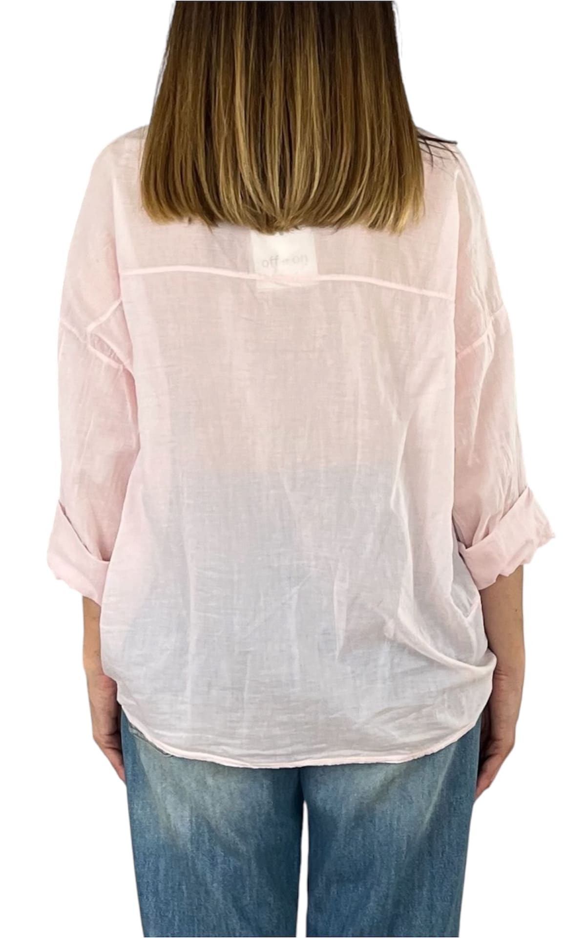 Off-On - Camicia mussola - Rosa