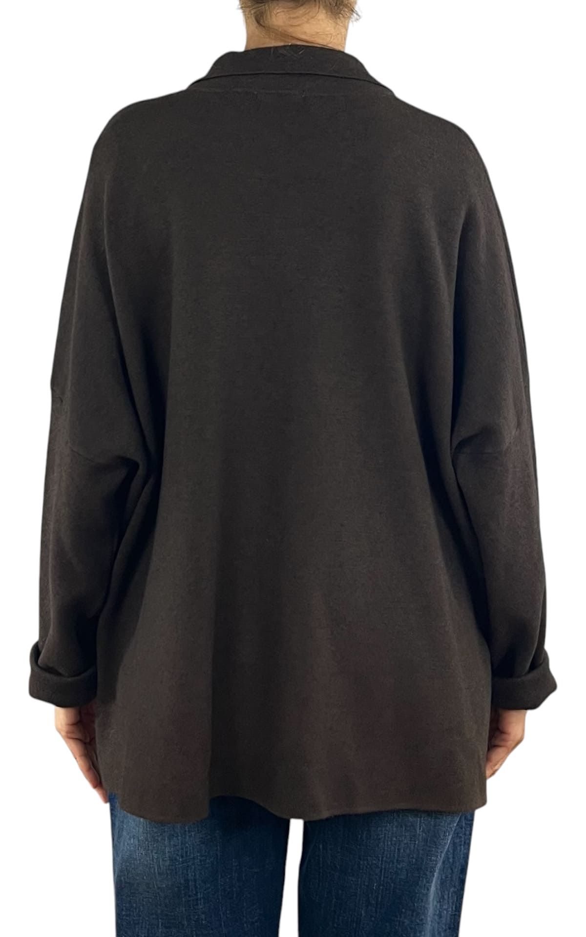 Initial - Giacca camicia over - Moro