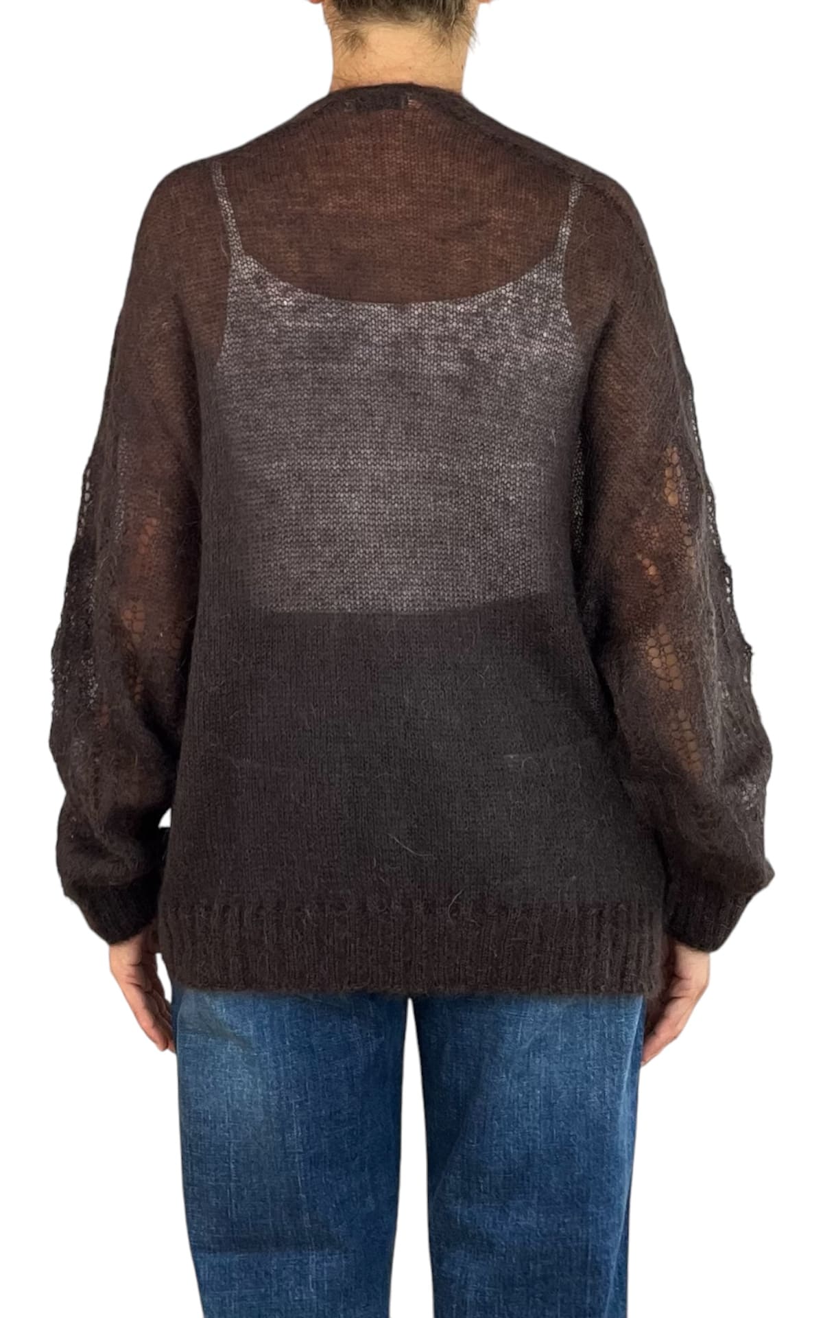 Initial - Cardigan mohair - Moro
