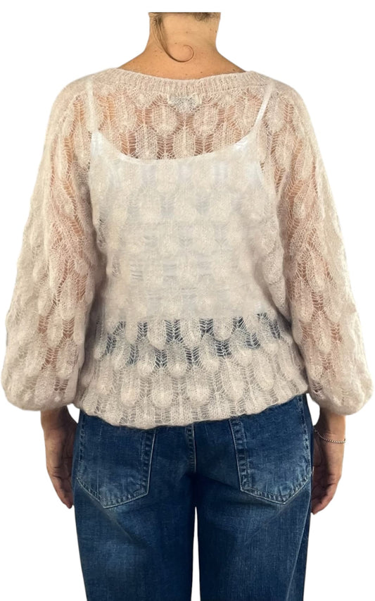 Off-on - Maglia pavone - Burro