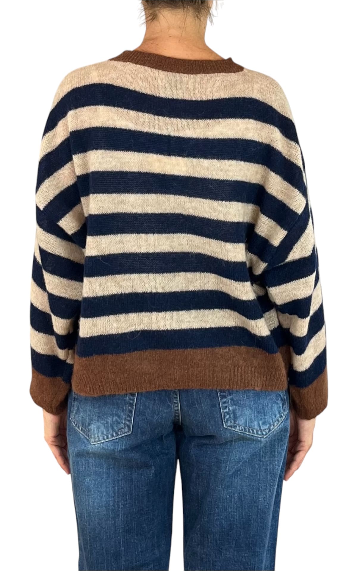 Off-On - Maglia alpaca kimono - Burro