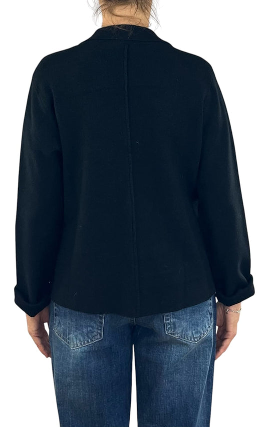 Initial - Giacca in maglia - Nero
