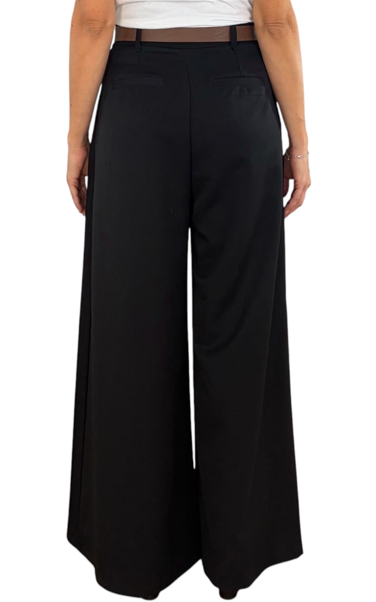 Minth - Pantalone palazzo - Nero