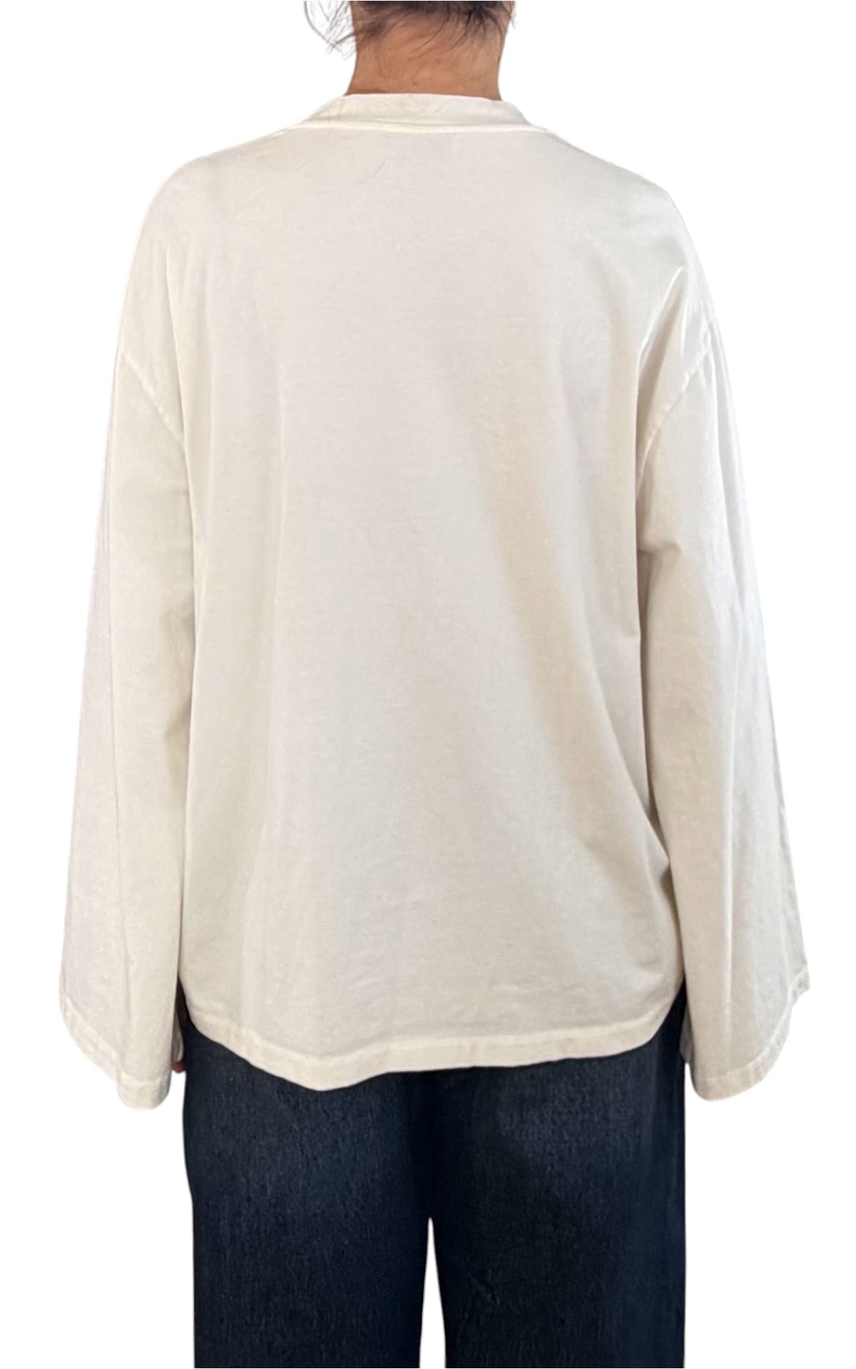 Off-On - T-shirt manica campana - Burro
