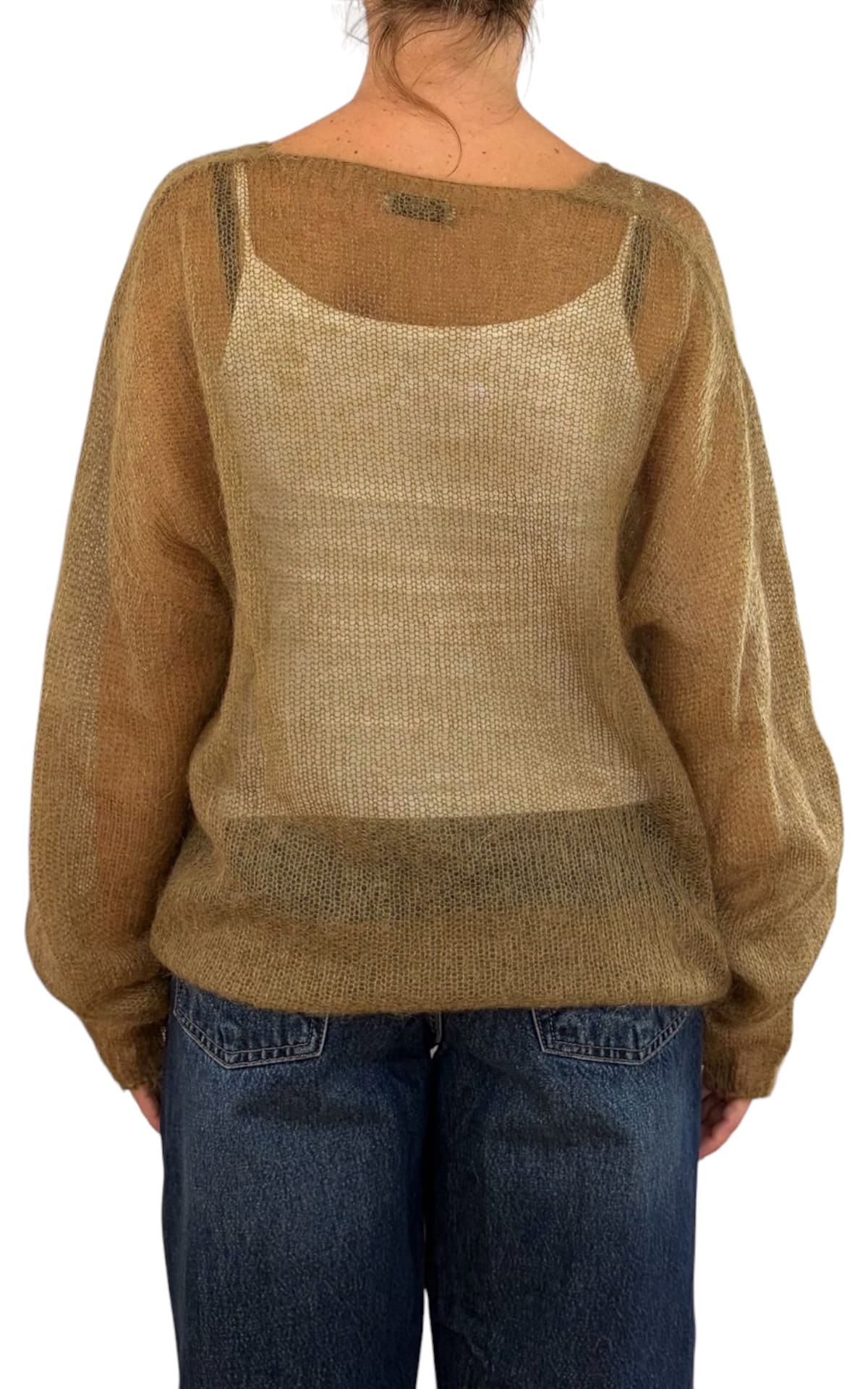 Initial - Maglia mohair V - Olio
