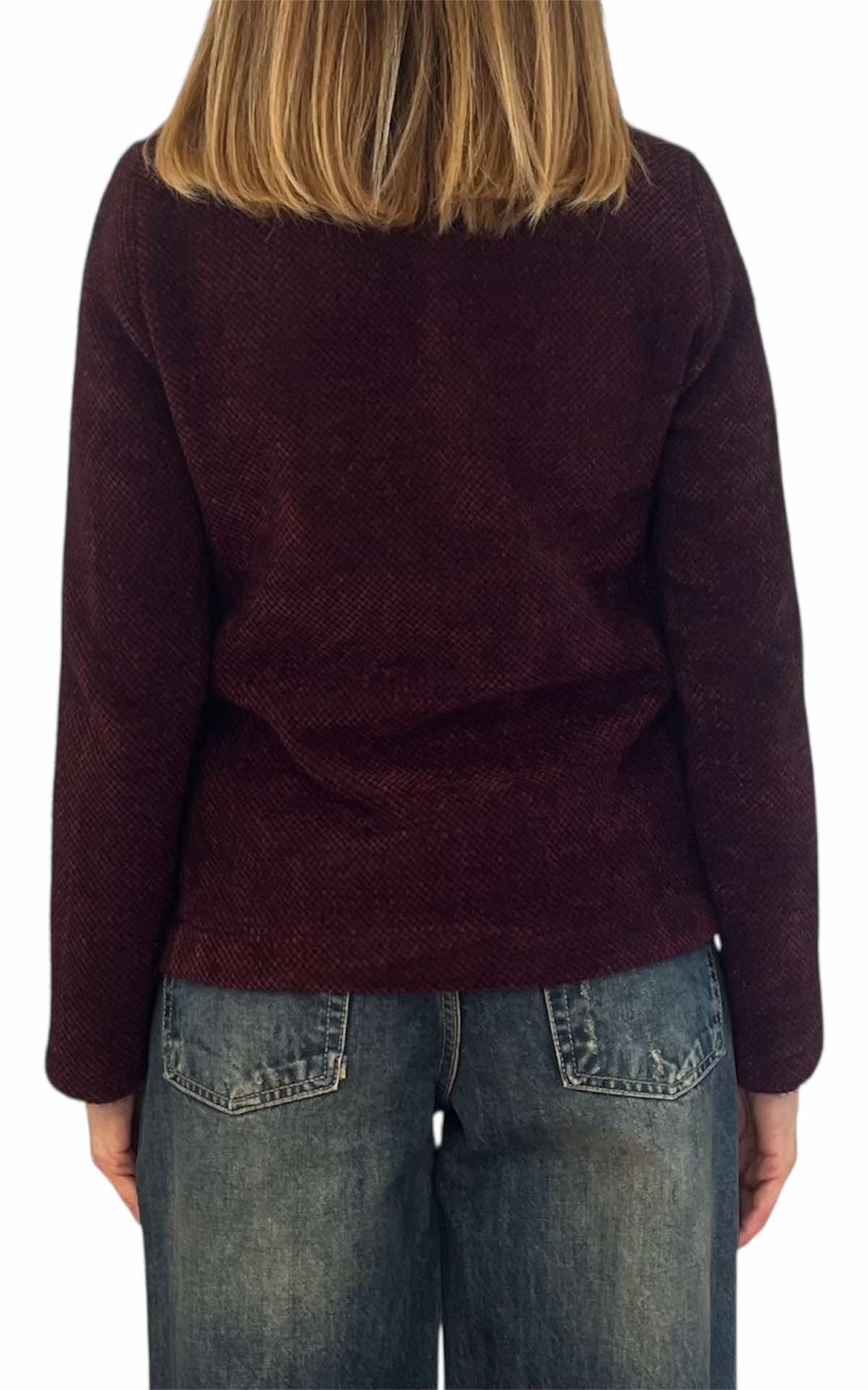 Susan Di - Giacca sale e pepe - bordeaux