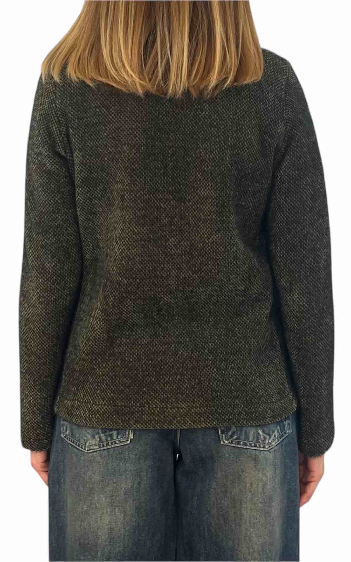 Susan Di - Giacca sale e pepe - verde