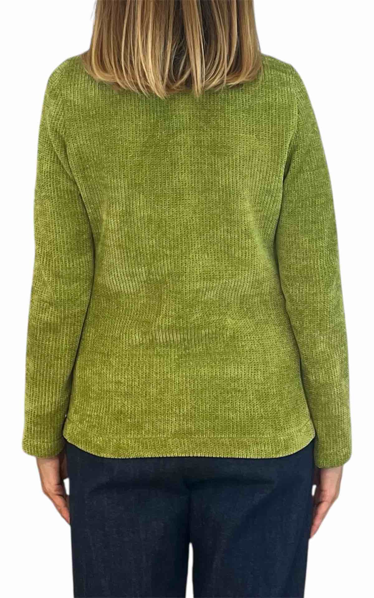 Susan Di - Giacca in ciniglia - lime