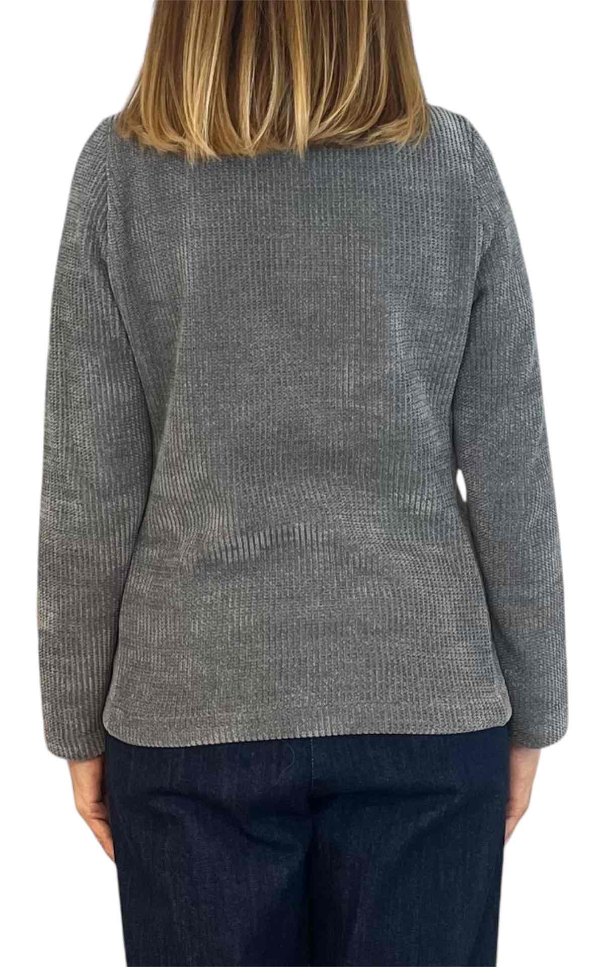 Susan Di - Giacca in ciniglia - grigio