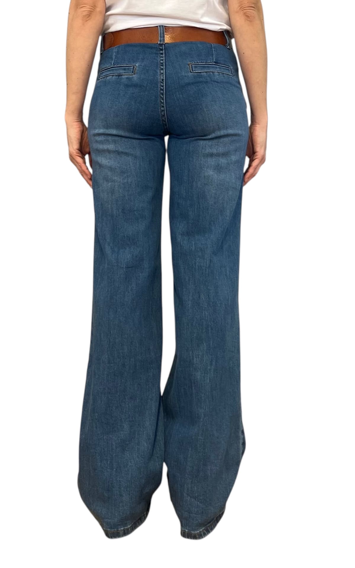 Initial - Jeans palazzo - Denim