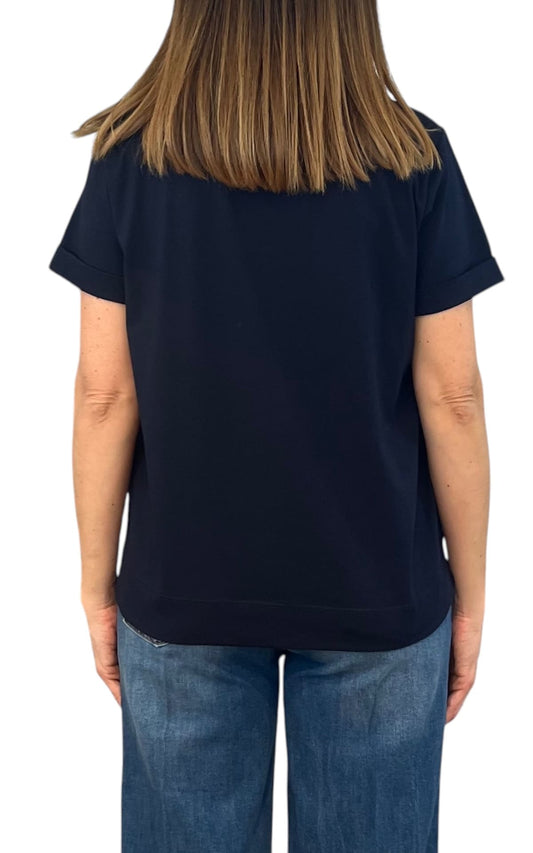 Off-on - Maglia scatola - Blu