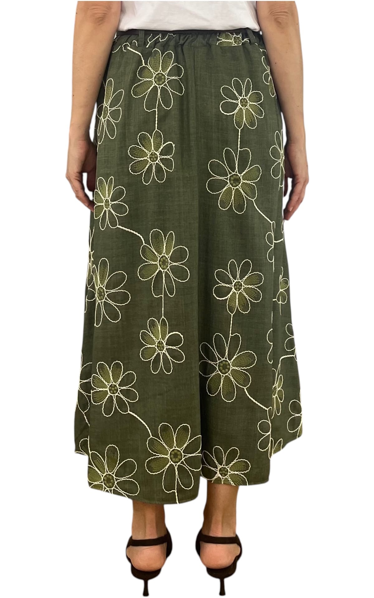 Off-On - Gonna fiori - Verde