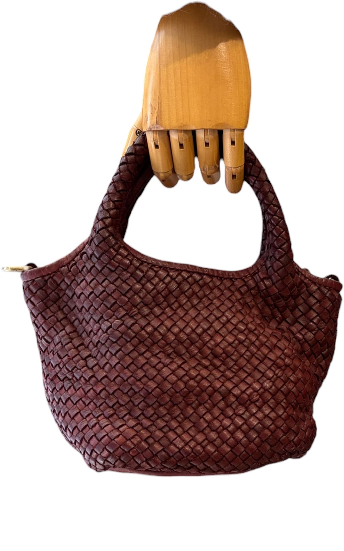 Susan Di - Borsa intrecciata - Prugna