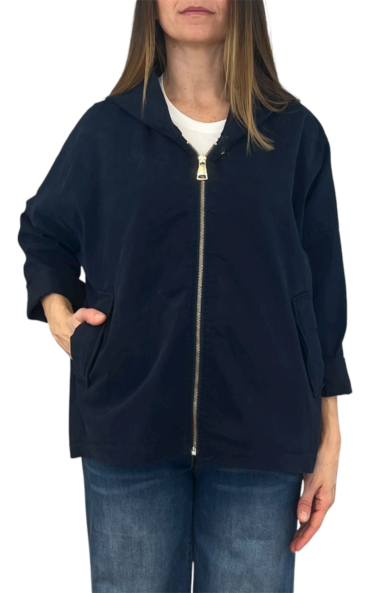 Off-on - Parka corto - Blu