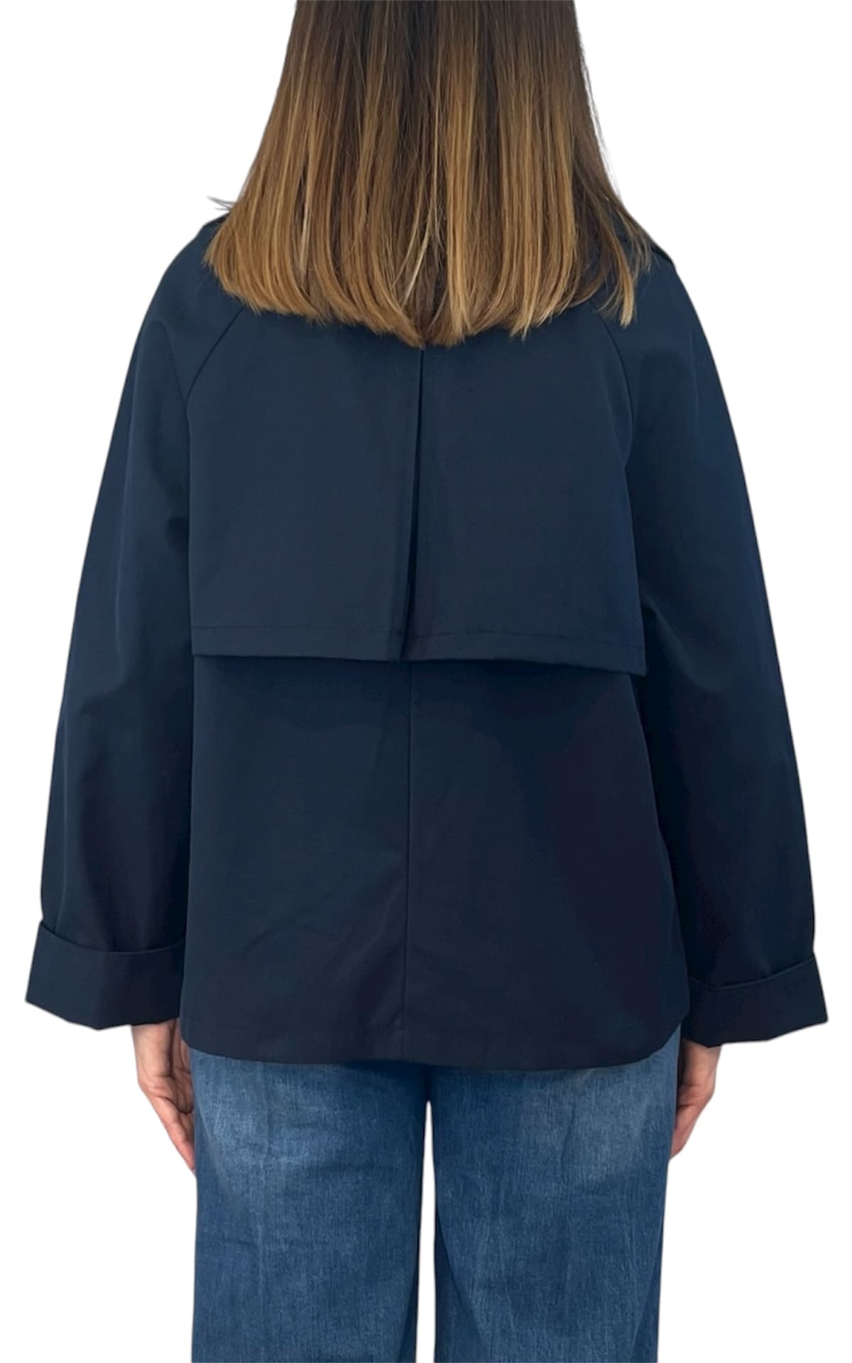 Off-on - Giacca trench corto - Blu