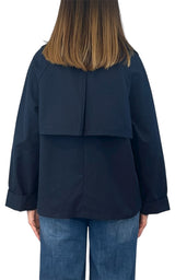 Off-on - Giacca trench corto - Blu