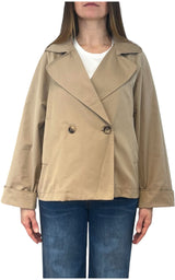 Off-on - Giacca trench corto - Beige