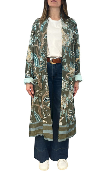 Wu'Side - Kimo lungo - Verde/Azzurro