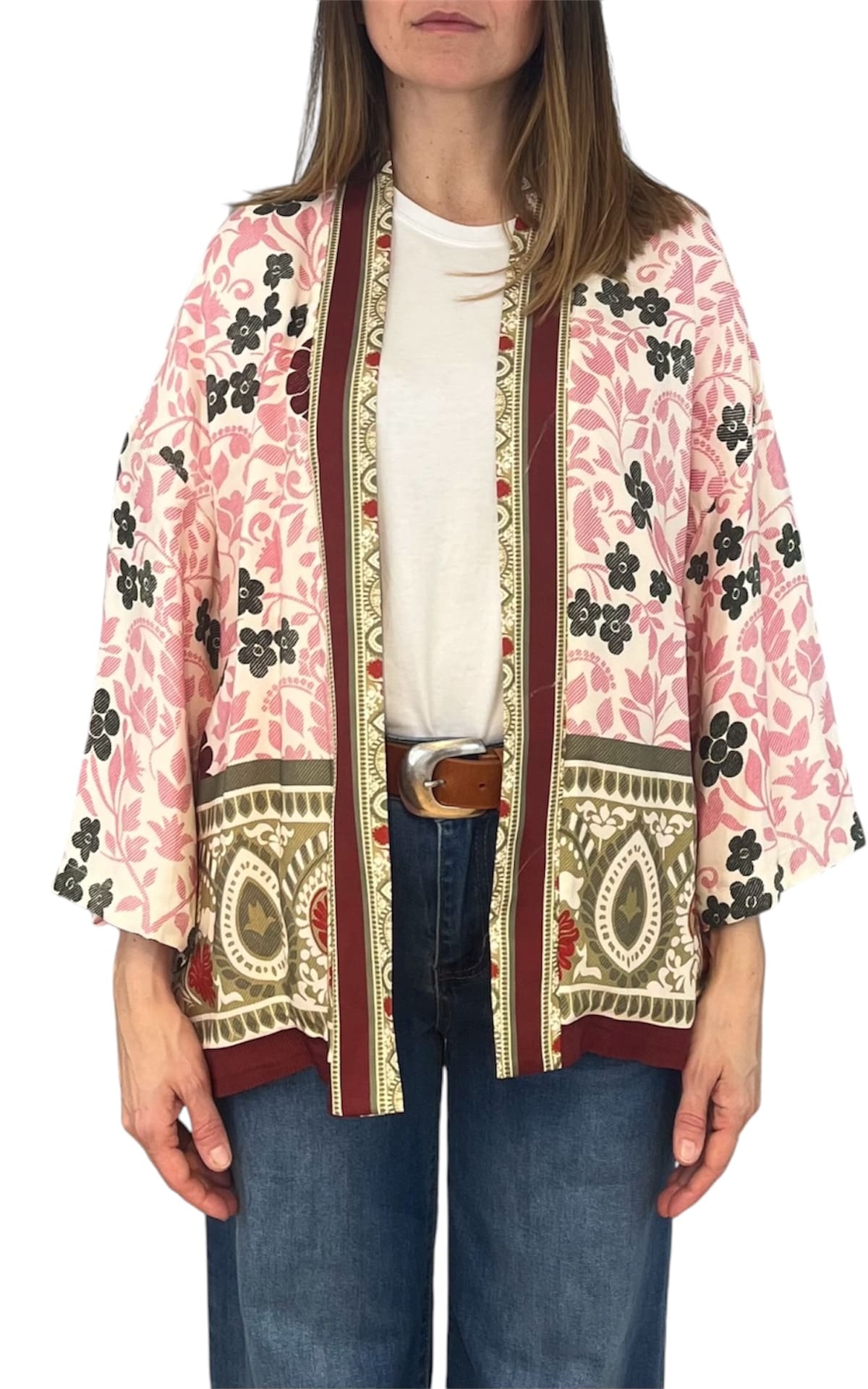 Wu'Side - Kimono corto - Rosa