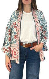 Wu'Side - Kimono corto - Azzurro