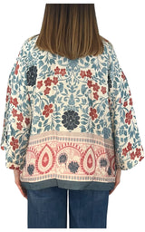 Wu'Side - Kimono corto - Azzurro