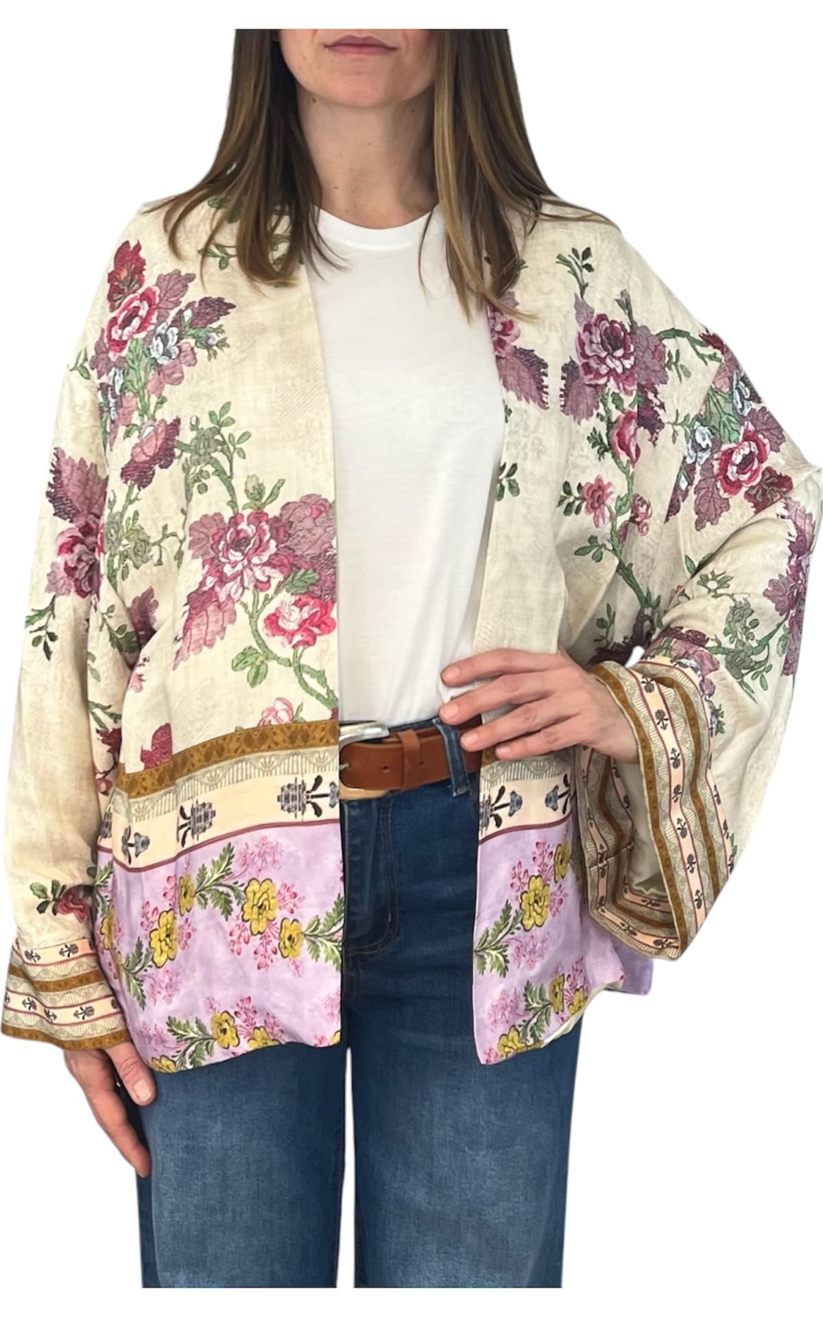 Wu'Side - Kimono corto - Burro