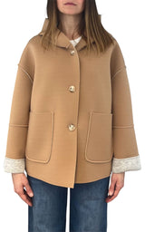 Off-on -Giacca neoprene - Camel