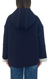 Off-on -Giacca neoprene - Blu