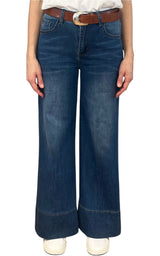 Initial - Jeans cropped - Denim