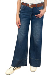 Initial - Jeans cropped - Denim