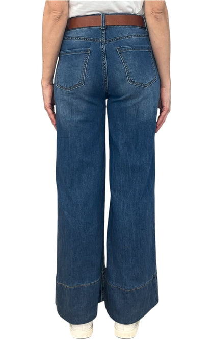 Initial - Jeans cropped - Denim