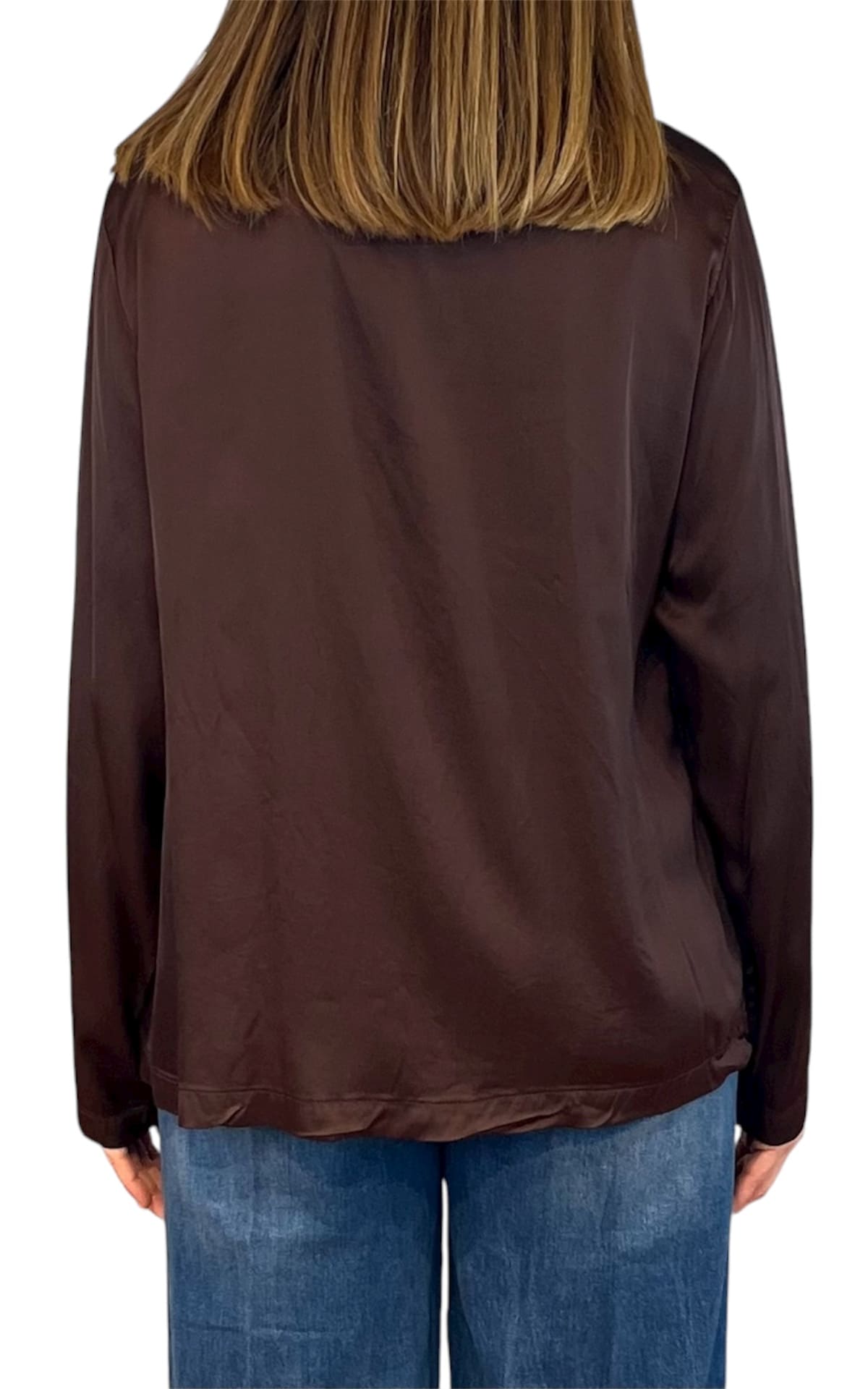 Off-on -Blusa - Testa di moro