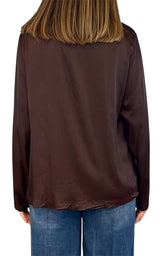 Off-on -Blusa - Testa di moro