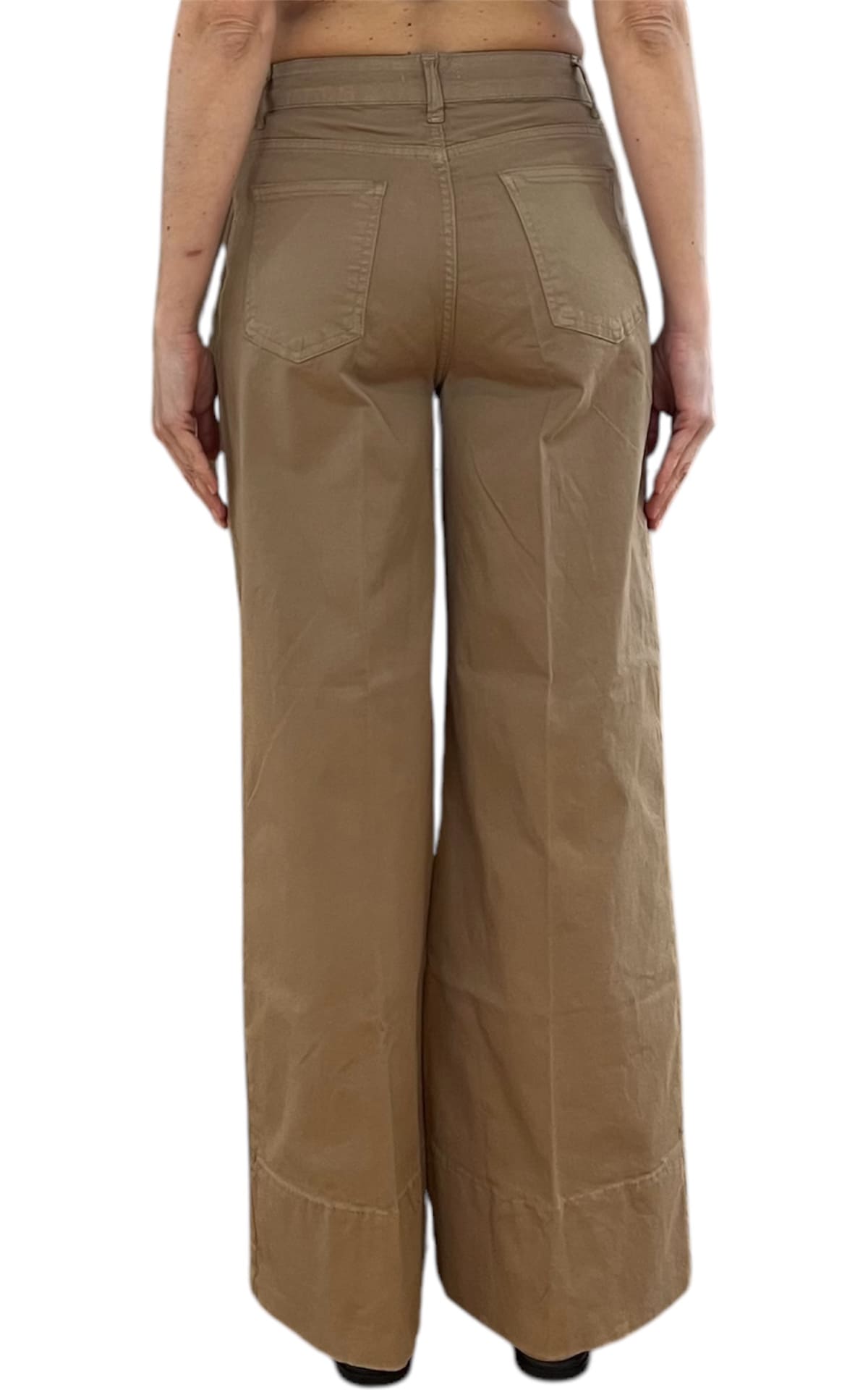 INITIAL – Pantalone palazzo cropped – Camel