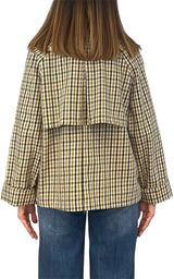 Off-on - Giacca trench corto - Check