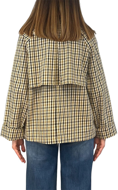 Off-on - Giacca trench corto - Check