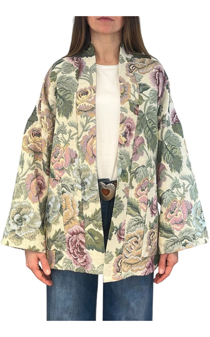 Off-on – Giacca damascata – Burro