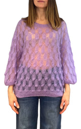 Off-on - Maglia pavone - Lilla